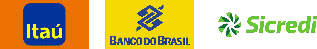 Itaú, Banco do Brasil e Sicredi